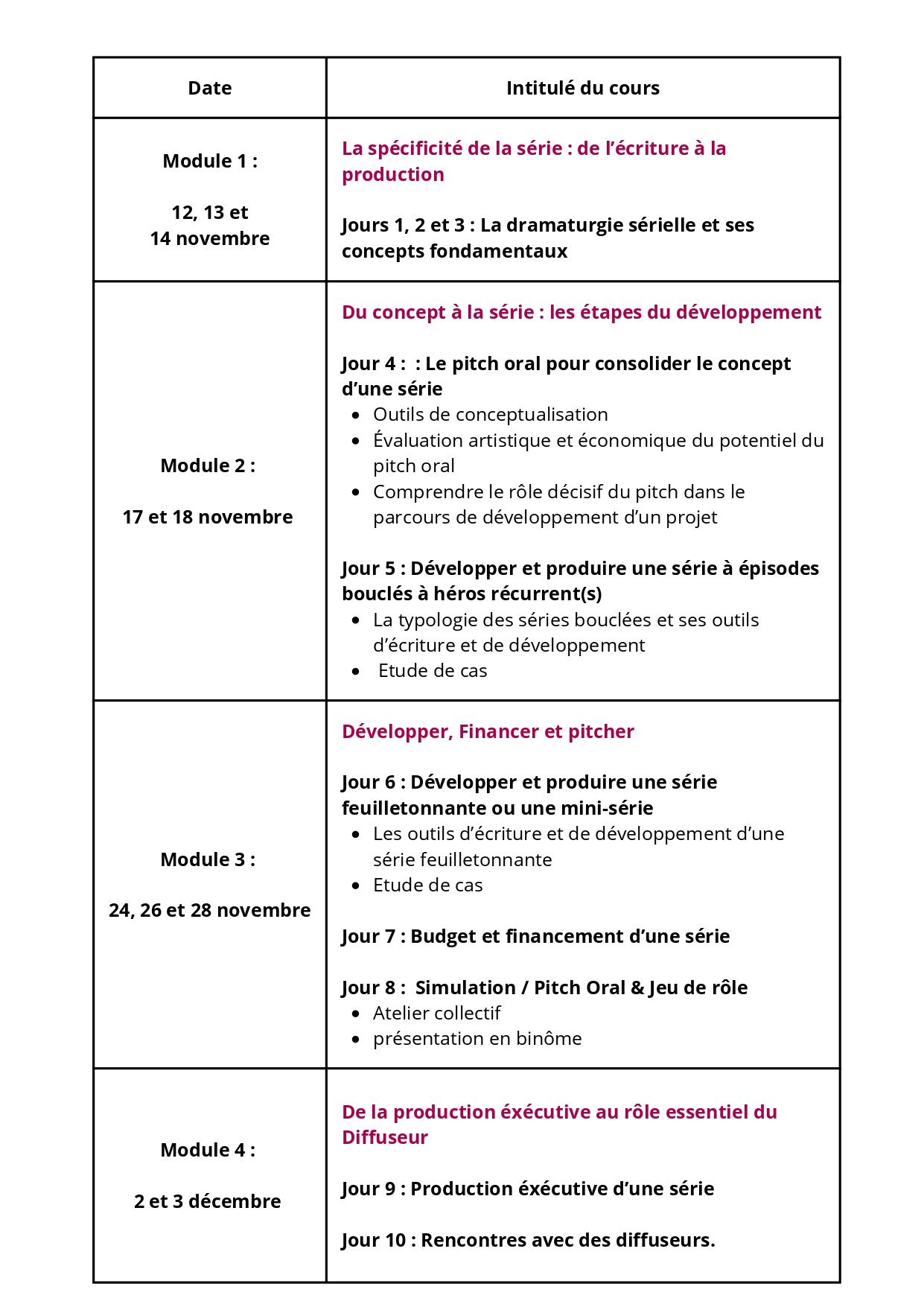 CALENDRIER EPS 25